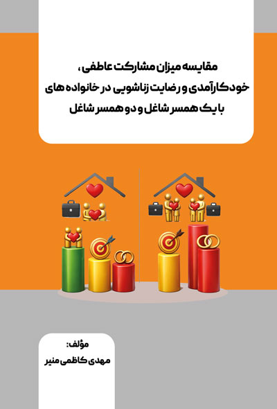 مقایسه میزان مشارکت عاطفی ، خودکارآمدی و و رضایت زناشویی در خانواده های با یک همسر شاغل و دو همسر شا